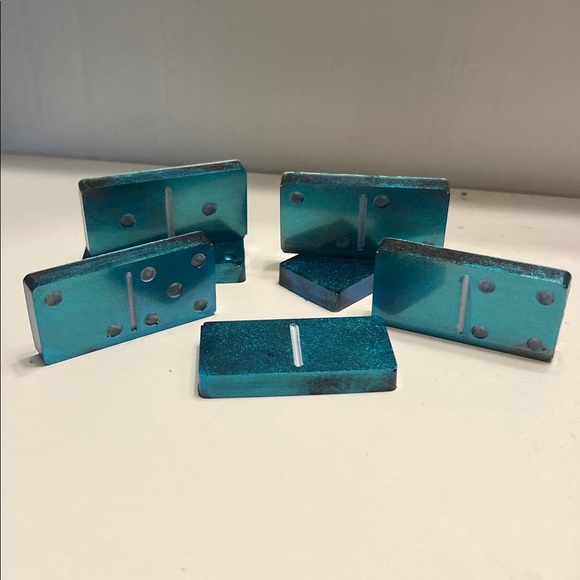 Custom Handmade complete Dominos Set (28 pieces) - Picture 3 of 9